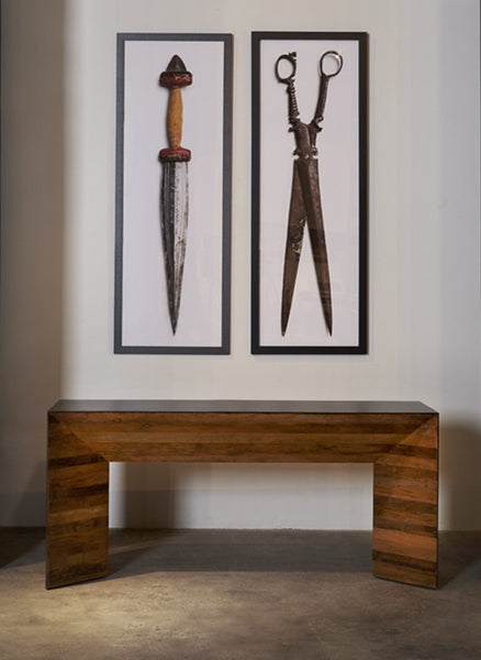 TOOLS. In this collection of minimalist photographs, artist Agustin Garza reveals the sculptural beauty and intricate design of various tools and artifacts discovered during a number of expeditions in Africa and Latin America. 