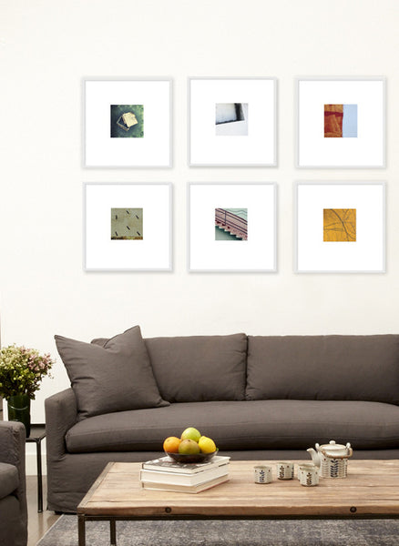 MINI-ABSTRACTS. The world reveals its beauty in unexpected places. With an eye for the abstract, these small-format images capture the textures, colors, and forms that are created randomly in environments and surfaces.